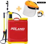 Universal Set Pompa de Stropit Manuala 16L + Viziera de Protectie Ingco pentru Gradina, Livezi, Erbicidat Pulverizator