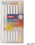 APLI Színes töltőceruza készlet, többszínű írásvonal, APLI "Color Click Mix (20550) - alter