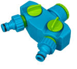 PALISAD 3/4-1 kétcsatornás elosztó, műanyag Luxe (657868) - gardenhome