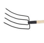 PALISAD 210x310x1250 mm 4ágú szénavilla, hagyományos vasvilla nyéllel (638077) - gardenhome