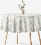 Goldea kör alakú dekoratív terítő valencia - növénylenyomatok Ø 100 cm