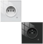 Moeshouse Priza inteligenta Smart WiFi cu panou din sticla, 3000W, compatibila Tuya - Negru (TUY-PRIZ-B)