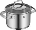 WMF Oala cu capac din sticla WMF Belmonte, 16 cm, 1.9 litri, inox, compatibila cu inductie (751166040)