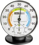 TFA Higrometru analog TFA Dostmann 45.2033. FR, control temperatura si umiditate, argintiunegru (45.2033.FR)