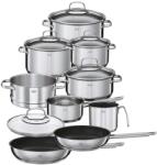RÖSLE Set oale si tigai ROSLE Elegance, 10 piese, inox, compatibil inductie, cu capac de sticla (13120)