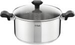 T-Fal Oala inox Tefal Comfort Max 24 cm cu capac, compatibila inductie, manere termoizolate (C9734604)