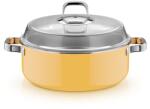 WMF Cratita cu capac WMF Fusiontec Mineral Pro, 28 cm, rezistenta, Mango Yellow, Made in Germany (519125290)