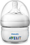 Philips Бебешко шише Philips Avent - Natural, PP, бавен поток/1 капка, 0м+, 60 ml (SCF039/17) - baby