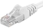 PremiumCord Patchcord UTP RJ45-RJ45 Cat. 6, 5m, alb, "UTP-6-5-W (UTP-6-5-W)