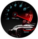 Spacer Covor pentru scaun gaming Spacer SPFP-SPEED-120, protectie parchet, cauciuc si material textil, 1200 x 3mm, rotund (SPFP-SPEED-120)