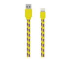 Serioux Cablu de date Serioux Mfi Fab, USB-Lightning, 1m, Yellow, Bulk (SRXA-MFI1MFAB-BLK)