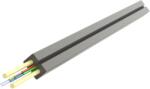 SAMM Cablu fibra optica 4 fibre flat drop SM, 100N, intarziere la flacara, protectie apa, LSZH, int/ext - SAMM "004F-U-(ZN-2P)H-1x4-A2 (004F-U-(ZN-2P)H-1X4-A2)