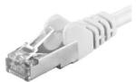 PremiumCord Patchcord SFTP RJ45-RJ45 Cat. 6A, 3m, alb, "SFTP-6A-3-W (SFTP-6A-3-W)