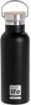 Ecolife Termos EcoLife Negru 500 ml Cu Capac Din Bambus