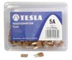 TESLA MINI késes biztosíték 5A - TESLA - 100db (FN5A100) - autoszerszam