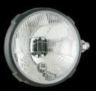 WESEM RE. 16510. Traktor MTZ URSUS Fényszóró OLDAL csavaros Fekete Műanyag házzal JOBB oldal H4 izzós +helyzetjelző 161x112mm. Teljes magasság: 185mm. Esetleges hiány esetén javasolt a WES0141, - a betét el