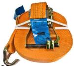  Rakományrögzítő komplett 5T 10M 5cm vastag narancssárga (európai szabvány + certifikát) (5T10MSTD2023) - autoszerszam