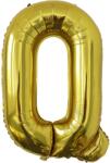Flippy Balon Folie Metalizata Litera Q, 40 cm, Umflati cu Heliu sau Aer, Ambalaj Individual, Pai inclus, Auriu