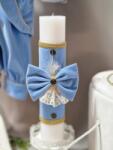 Gogofashion Lumânare botez Micul Prinț - Elegantă. simbolică și personalizată Albastru royal