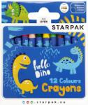 Starpak Set creioane cerate Starpak, Dino, 12 culori