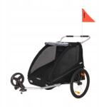 Thule Coaster Xt kerékpár utánfutó dupla, fekete (10101822)