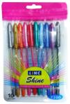 Linc Shine Glitter 10db-os vegyes színű zseléstoll (LNV3090) - officedepot