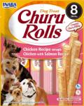 Inaba Foods Churu Rolls Chicken 8x12g rolls cu pui si somon pentru caini