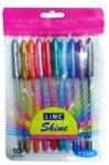 Linc Shine Glitter 10db-os vegyes színű zseléstoll (LNV3090) (LNV3090)