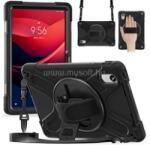 Gigapack Lenovo Idea Tab / Idea Tab GIGAPACK Defender műanyag telefonvédő ütésállóság, vállpánt, FEKETE (GP-179097) (GP-179097)