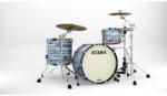 Tama Starclassic Maple Duracover Wrap Shell Kit 3 pcs - Blue & White Oyster/Black Nickel HW