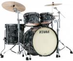 Tama Starclassic Maple Duracover Wrap Shell Kit 4 pcs - Charcoal Swirl/Black Nickel HW