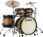 Tama Starclassic Maple Exotic Shell Kit 4 pcs - Natural Pacific Walnut Burst/Smoked Black Nickel HW