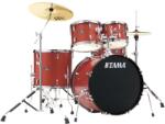 Tama Stagestar Drum Set 5 pcs (22" BD) - Candy Red Sparkle/Chrome HW + MEINL Cymbals BCS Cymbal Set - hangszeraruhaz - 257 000 Ft