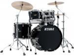 Tama Starclassic Walnut/Birch Lacquer Shell Kit 4 pcs - Piano Black/Chrome HW