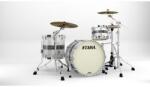 Tama Starclassic Maple Lacquer Shell Kit 3 pcs - Silver Snow Racing Stripe/Chrome HW
