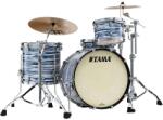 Tama Starclassic Maple Duracover Wrap Shell Kit 3pcs - Blue & White Oyster /Chrome HW