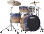 Tama Starclassic Walnut/Birch Lacquer Shell Kit 4 pcs - Satin Purple Atmosphere Fade/Chrome HW