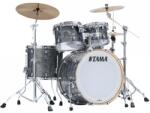 Tama Starclassic Walnut/Birch Duracover Wrap Shell Kit 4 pcs - Charcoal Onyx/Chrome HW