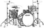 Tama STAR Maple Shell Kit 3 pcs - Sunny Yellow Lacquer/Chrome HW