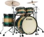 Tama Starclassic Maple Exotic Shell Kit 4 pcs - Emerald Pacific Walnut Burst/Smoked Black Nickel HW