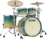 Tama Starclassic Maple Exotic Shell Kit 4 pcs - Marine Shoreline Movingui Fade/Chrome HW