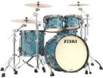 Tama Starclassic Maple Duracover Wrap Shell Kit 4 pcs - Turquoise Pearl/Smoked Black Nickel HW