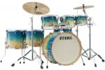 Tama Superstar Classic Drum Set 7 pcs - Caribbean Lacebark Pine Fade/Chrome HW +SM5W Hardware Kit
