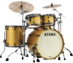 Tama Starclassic Maple Lacquer Shell Kit 4 pcs - Satin Aztek Gold Metallic/Smoked Black Nickel HW