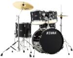 Tama Stagestar Drum Set 5 pcs (20" BD) - Black Night Sparkle/Chrome HW + MEINL Cymbals BCS Cymbal Set - hangszeraruhaz - 268 100 Ft