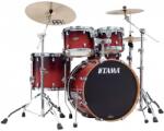 Tama Starclassic Performer Shell Kit 4 pcs - Dark Cherry Fade/Chrome HW