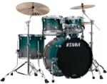 Tama Starclassic Walnut/Birch Lacquer Shell Kit 4 pcs - Satin Sapphire Fade/Chrome HW