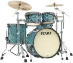 Tama Starclassic Maple Duracover Wrap Shell Kit 4 pcs - Turquoise Pearl/Black Nickel HW