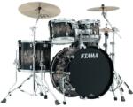 Tama Starclassic Walnut/Birch Lacquer Shell Kit 4 pcs - Molten Platinum Burst/Chrome HW