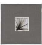 Dörr Fotóalbum ablakos beragasztós 34x34cm 30 lap / 60 oldal szürke (880311)